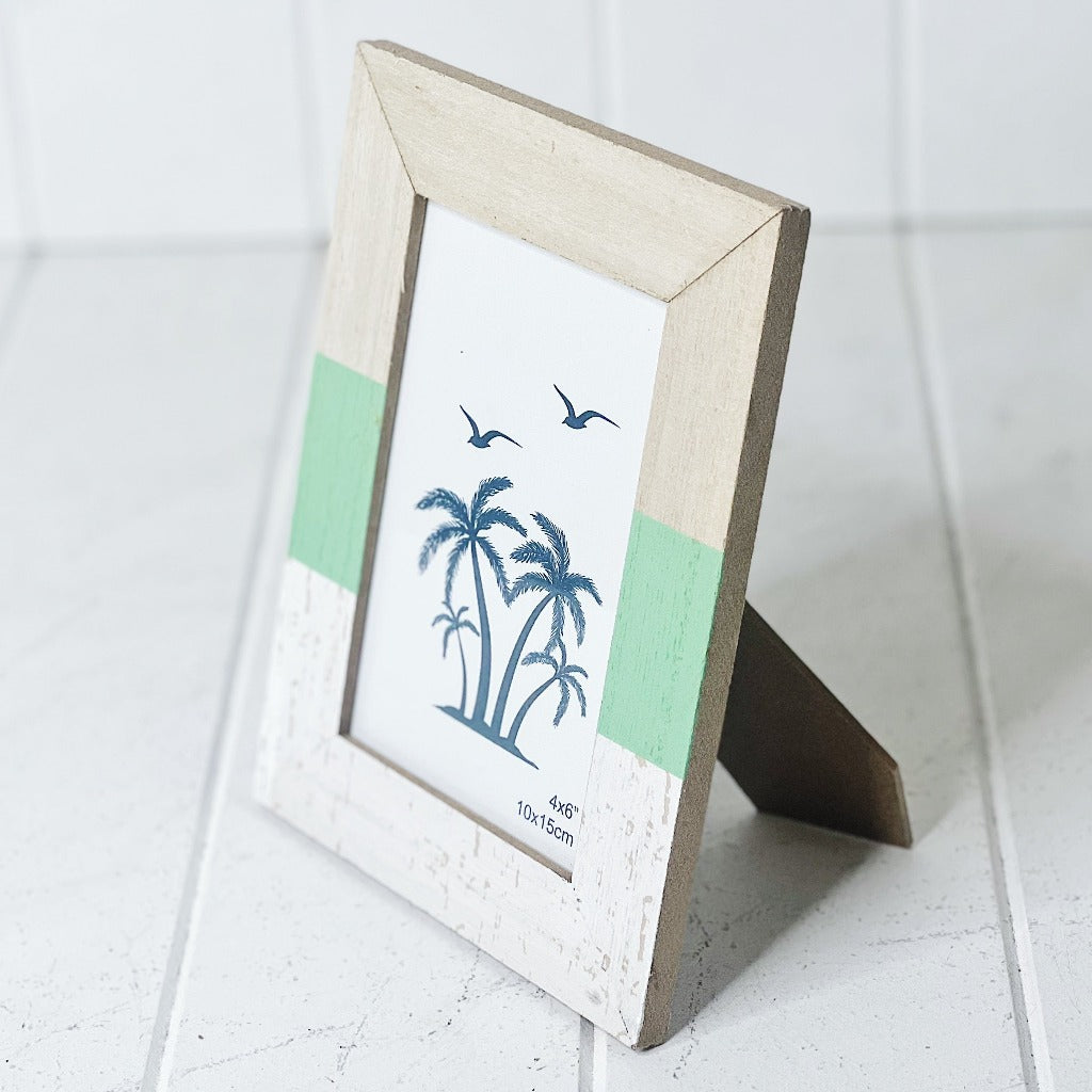 Relive and showcase your favourite memories by displaying them in our Cora Beach Life Photo Frame. Featuring coastal colours this striking piece will add the personal layer to your space. Frame Size - 15x20x1.5cm. | Bliss Gifts & Homewares | Unit 8, 259 Princes Hwy Ulladulla | South Coast NSW | Online Retail Gift & Homeware Shopping | 0427795959, 44541523