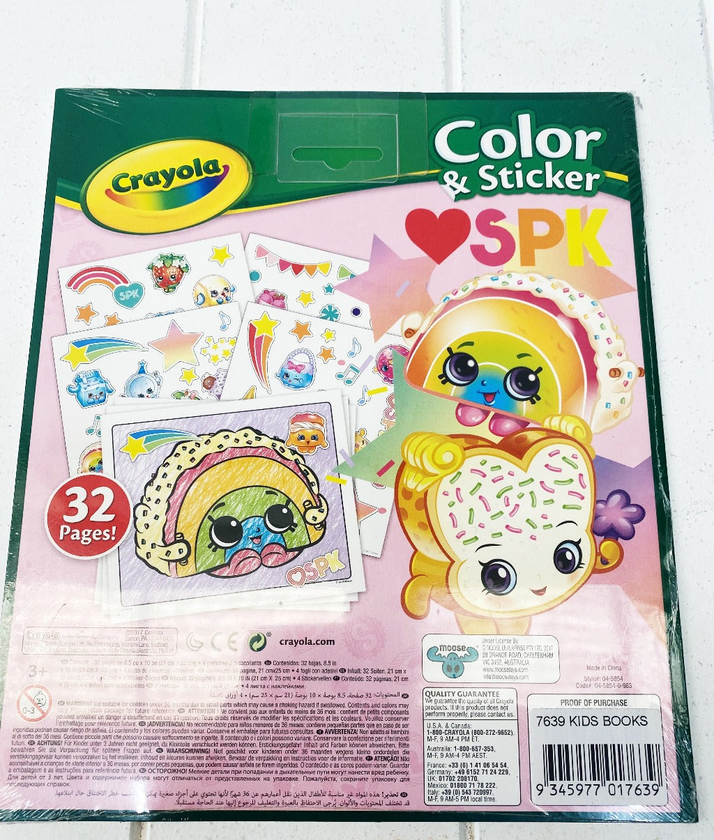 Keep the kids entertained with our fun and bright Crayola Colour & Sticker Book. 32 pages with 4 sticker sheets featuring 50+ stickers! AGES: 3+| Bliss Gifts & Homewares | Unit 8, 259 Princes Hwy Ulladulla | South Coast NSW | Online Retail Gift & Homeware Shopping | 0427795959, 44541523