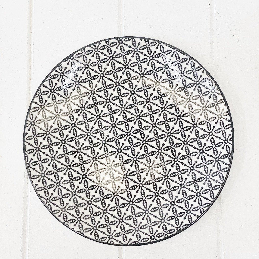 Moroccan Style Entree Plate Small – perfect for an entree, small meals, sandwich or a side dish - Moroccan Style Dinnerware - Mix &amp; Match - 22cmW x 2cmH - wide range of colours and patterns - Commercial Grade quality - Patterns Picked at random |Bliss Gifts &amp; Homewares - Unit 8, 259 Princes Hwy Ulladulla - Shop Online - 0427795959, 44541523 - Australia wide shipping – AfterPay Available 