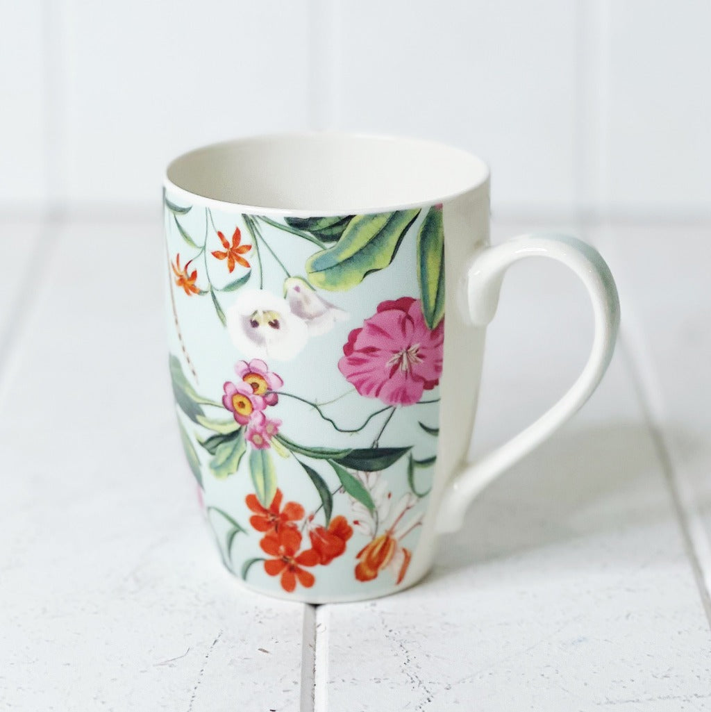 Enjoy sipping on your next cuppa with one of our beautiful Floral Deluxe New Bone China Mugs. It would make the perfect present or as your new favourite mug, available in 4 different styles.| Bliss Gifts &amp; Homewares | Unit 8, 259 Princes Hwy Ulladulla | South Coast NSW | Online Retail Gift &amp; Homeware Shopping | 0427795959, 44541523