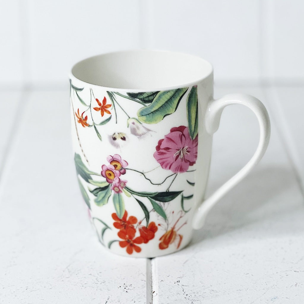 Enjoy sipping on your next cuppa with one of our beautiful Floral Deluxe New Bone China Mugs. It would make the perfect present or as your new favourite mug, available in 4 different styles.| Bliss Gifts &amp; Homewares | Unit 8, 259 Princes Hwy Ulladulla | South Coast NSW | Online Retail Gift &amp; Homeware Shopping | 0427795959, 44541523