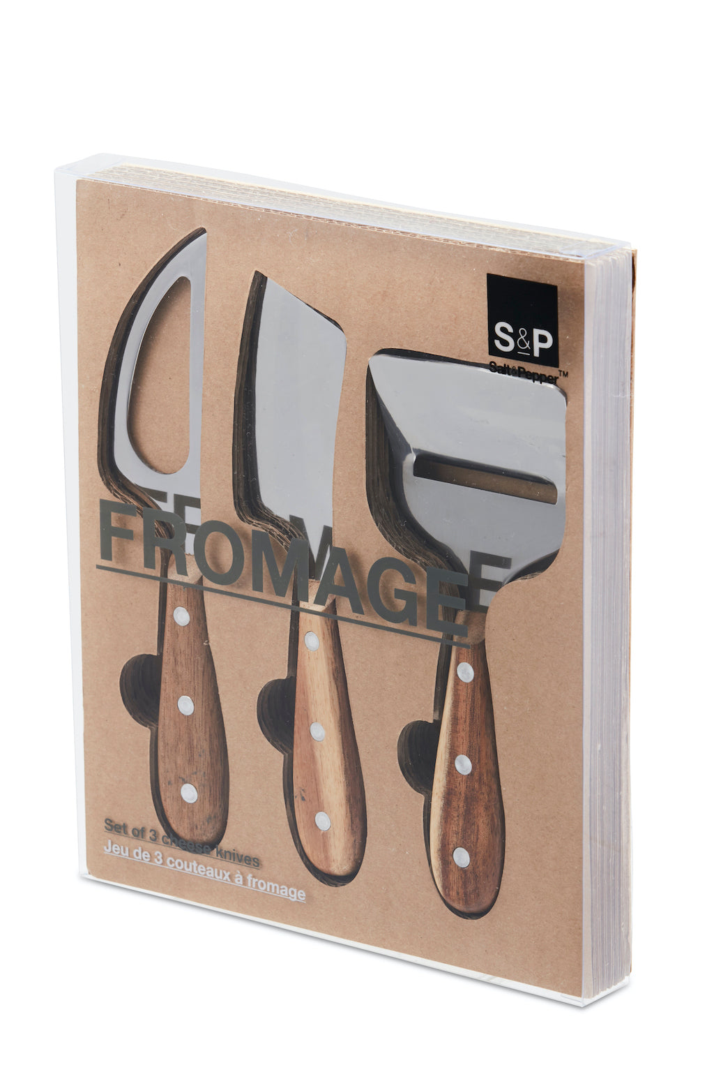 The Salt&amp;Pepper FROMAGE Set of 3 Cheese Knives are sleek and minimalistic to suit the most contemporary of spaces. This stylish, 3 piece FROMAGE Cheese Knife Set is perfect for serving a selection of your favourite cheeses.| Bliss Gifts &amp; Homewares | Unit 8, 259 Princes Hwy Ulladulla | South Coast NSW | Online Retail Gift &amp; Homeware Shopping | 0427795959, 44541523