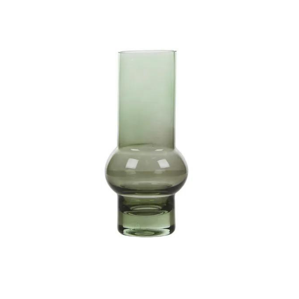 Crafted from elegant sage & chestnut coloured glass with a stylish bulb form, the Gerta Glass Vase is defiantly a must have to display your dried or fresh bunch of flowers. Showcasing a classic design with a twist. 7x15cm.| Bliss Gifts & Homewares | Unit 8, 259 Princes Hwy Ulladulla | South Coast NSW | Online Retail Gift & Homeware Shopping | 0427795959, 44541523