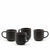 Ideal for everyday use is Salt&Pepper's four-piece HANA mug set in Black, made from durable stoneware. Each 380ml mug has a simple yet modern shape with a slight speckle tone throughout and a bare rim.| Bliss Gifts & Homewares | Unit 8, 259 Princes Hwy Ulladulla | South Coast NSW | Online Retail Gift & Homeware Shopping | 0427795959, 44541523