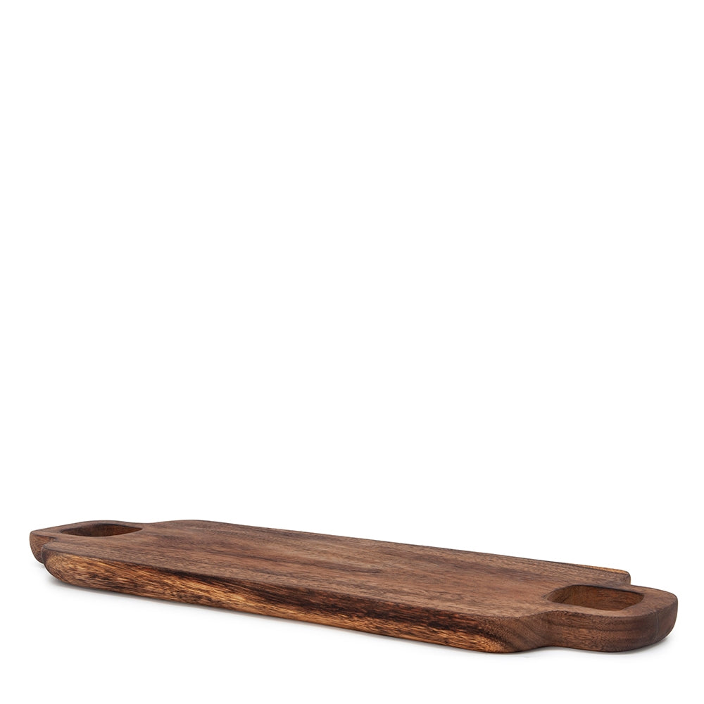 Effortlessly impress at any occasion with the Linden Double Handle Paddle by salt&amp;pepper. Accentuated by its organic shape and unique detailing, this 58x20cm double handle paddle has been expertly carved from a single block of acacia wood. | Bliss Gifts &amp; Homewares | Unit 8, 259 Princes Hwy Ulladulla | South Coast NSW | Online Retail Gift &amp; Homeware Shopping | 0427795959, 44541523