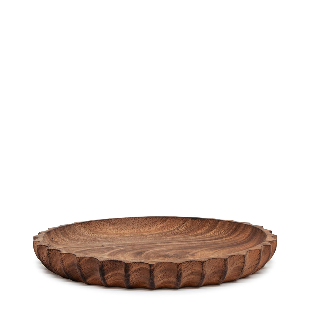 Effortlessly impress at any occasion with the Linden Platter by salt&amp;pepper. Accentuated by its organic shape and unique detailing, this 30cm platter has been expertly carved from a single block of acacia wood.| Bliss Gifts &amp; Homewares | Unit 8, 259 Princes Hwy Ulladulla | South Coast NSW | Online Retail Gift &amp; Homeware Shopping | 0427795959, 44541523