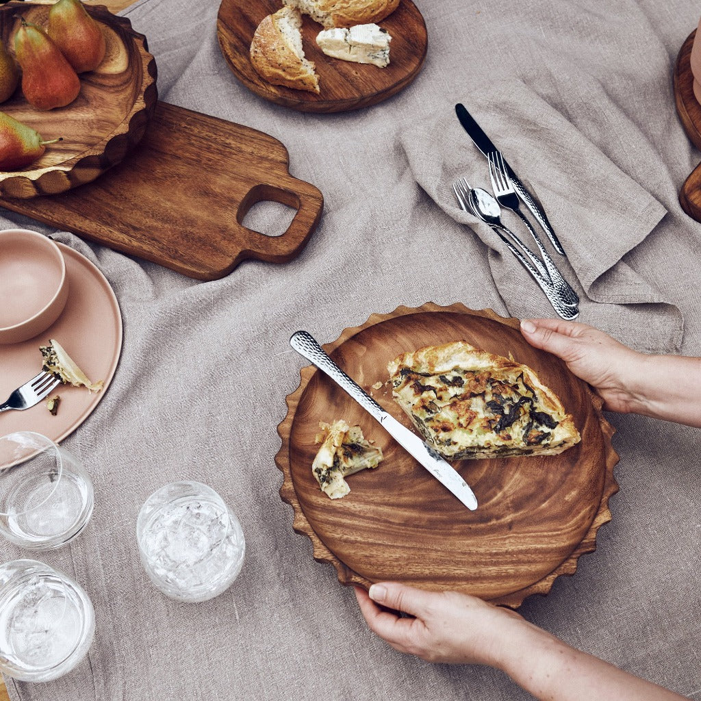 Effortlessly impress at any occasion with the Linden Platter by salt&pepper. Accentuated by its organic shape and unique detailing, this 30cm platter has been expertly carved from a single block of acacia wood.| Bliss Gifts & Homewares | Unit 8, 259 Princes Hwy Ulladulla | South Coast NSW | Online Retail Gift & Homeware Shopping | 0427795959, 44541523