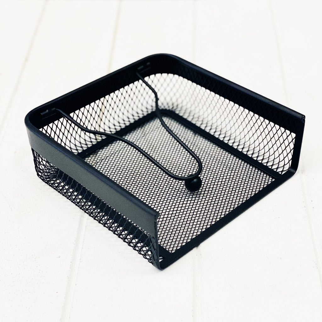 Classica | MESH Napkin Holder | Black | 18.5 x 16 x 7.5cm| Bliss Gifts &amp; Homewares | Unit 8, 259 Princes Hwy Ulladulla | South Coast NSW | Online Retail Gift &amp; Homeware Shopping | 0427795959, 44541523