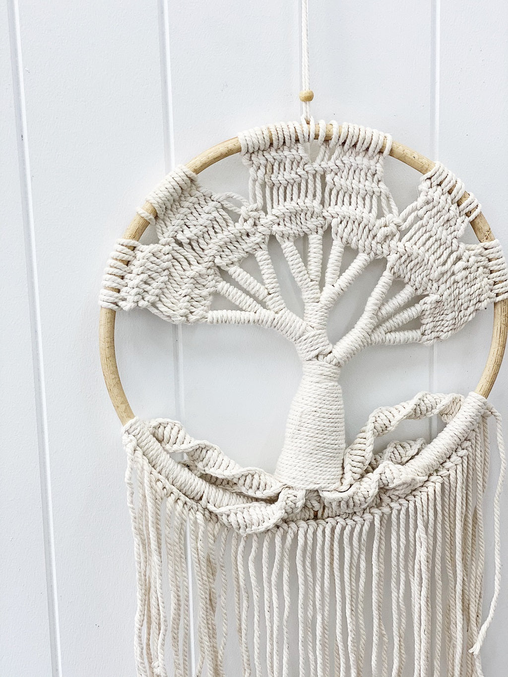 Bring bohemian style and a sense of comfort with a soothing colour palette and textures to your home with our beautiful Macrame Tree of Life Dream Catcher. A Dream Catcher is thought to catch bad dreams and let only good dreams through to the dreamer below. Shop Online. AfterPay available. Australia Wide Shipping | Bliss Gifts &amp; Homewares - Unit 8, 259 Princes Hwy Ulladulla - 0427795959, 44541523
