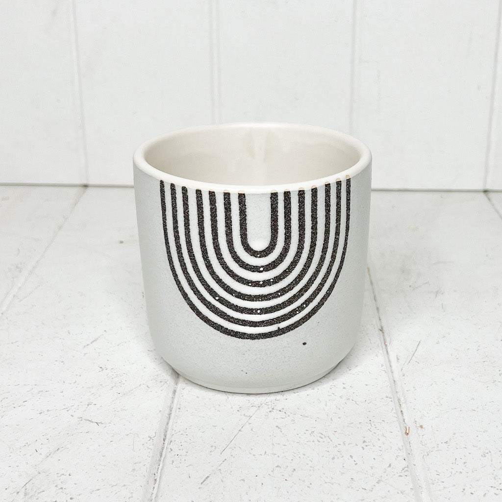 Macy Speckled Pot | Arch Shape Planter 