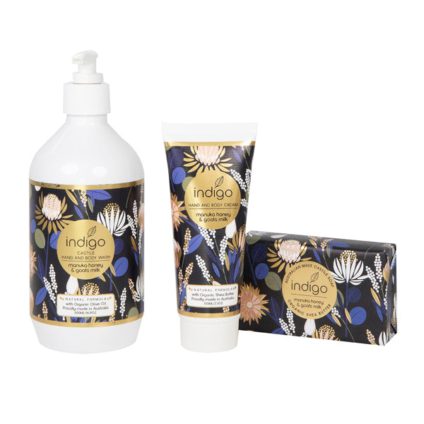 Our beautifully presented Organic Olive Oil Hand &amp; Body Wash in Manuka Honey &amp; Goats Milk 500ml is made in Australia with certified organic olive oil. Olive oil is rich in antioxidants &amp; vitamins A, E, K &amp; F.| Bliss Gifts &amp; Homewares | Unit 8, 259 Princes Hwy Ulladulla | South Coast NSW | Online Retail Gift &amp; Homeware Shopping | 0427795959, 44541523