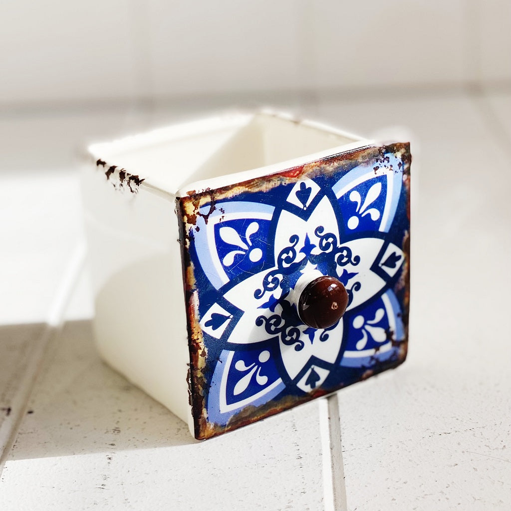 Small Moroccan Drawer Pots | Decorative Plant Holders