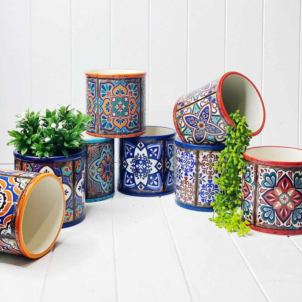 Moroccan Round Pots - Large