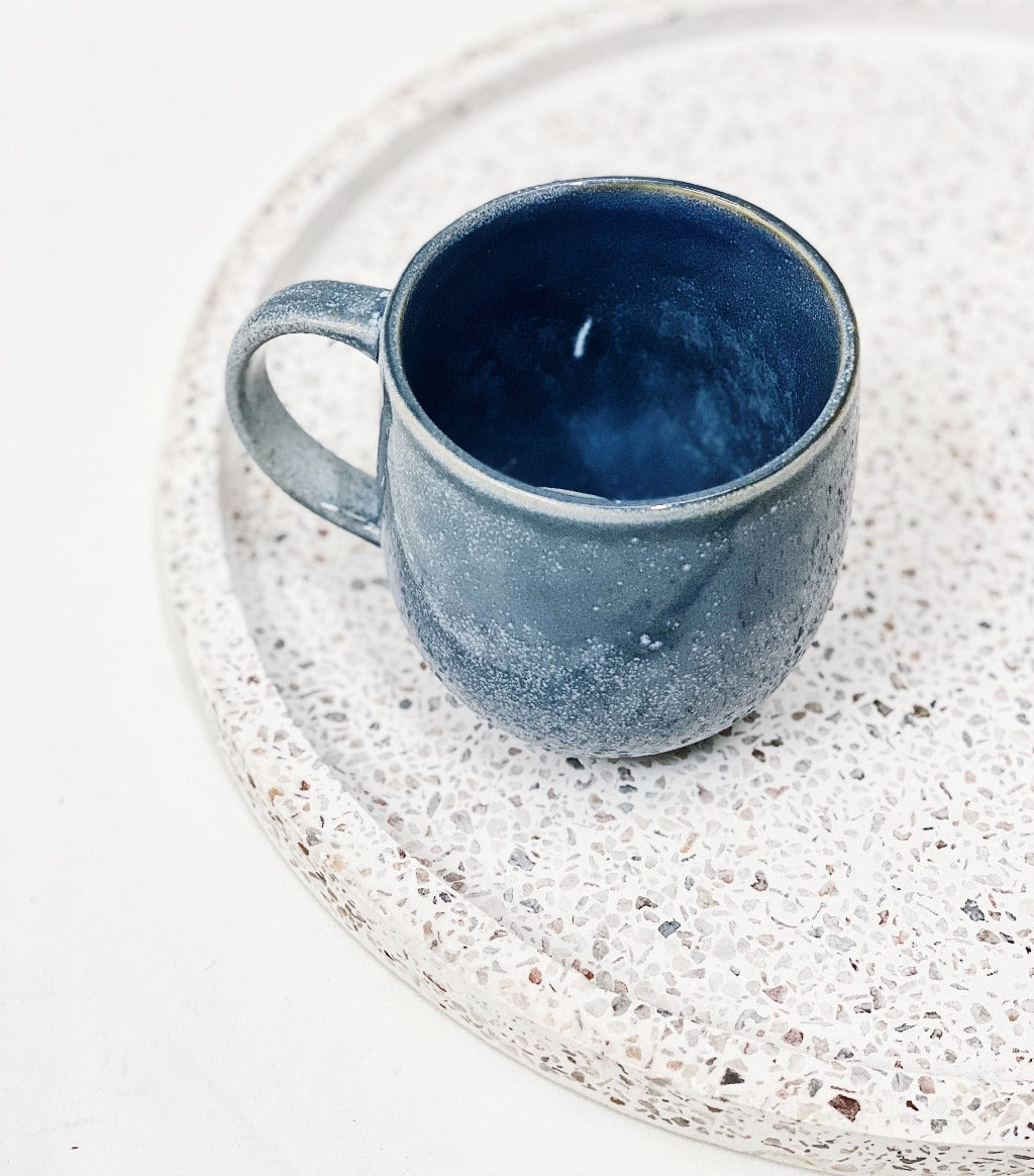 Enjoy the daily ritual of drinking tea and coffee with your own stoneware NAOKO Mug in Aqua 380ml.| Bliss Gifts & Homewares | Unit 8, 259 Princes Hwy Ulladulla | South Coast NSW | Online Retail Gift & Homeware Shopping | 0427795959, 44541523
