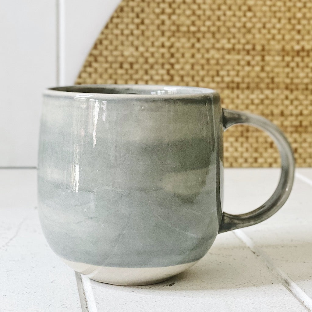 Enjoy the daily ritual of drinking tea and coffee with your own stoneware NAOKO Mug in Powder Blue 380ml.| Bliss Gifts &amp; Homewares | Unit 8, 259 Princes Hwy Ulladulla | South Coast NSW | Online Retail Gift &amp; Homeware Shopping | 0427795959, 44541523