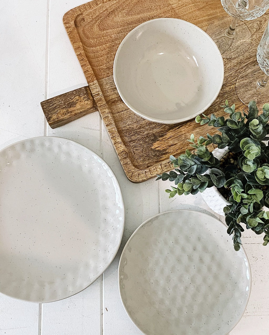Live a life less ordinary and bring the extraordinary to dinner with our Napier dinner set. With fun, organic shapes and subtly dimpled texture, our stoneware Napier dinner set in the colour natural turns everyday dining into something special.| Bliss Gifts &amp; Homewares | Unit 8, 259 Princes Hwy Ulladulla | South Coast NSW | Online Retail Gift &amp; Homeware Shopping | 0427795959, 44541523