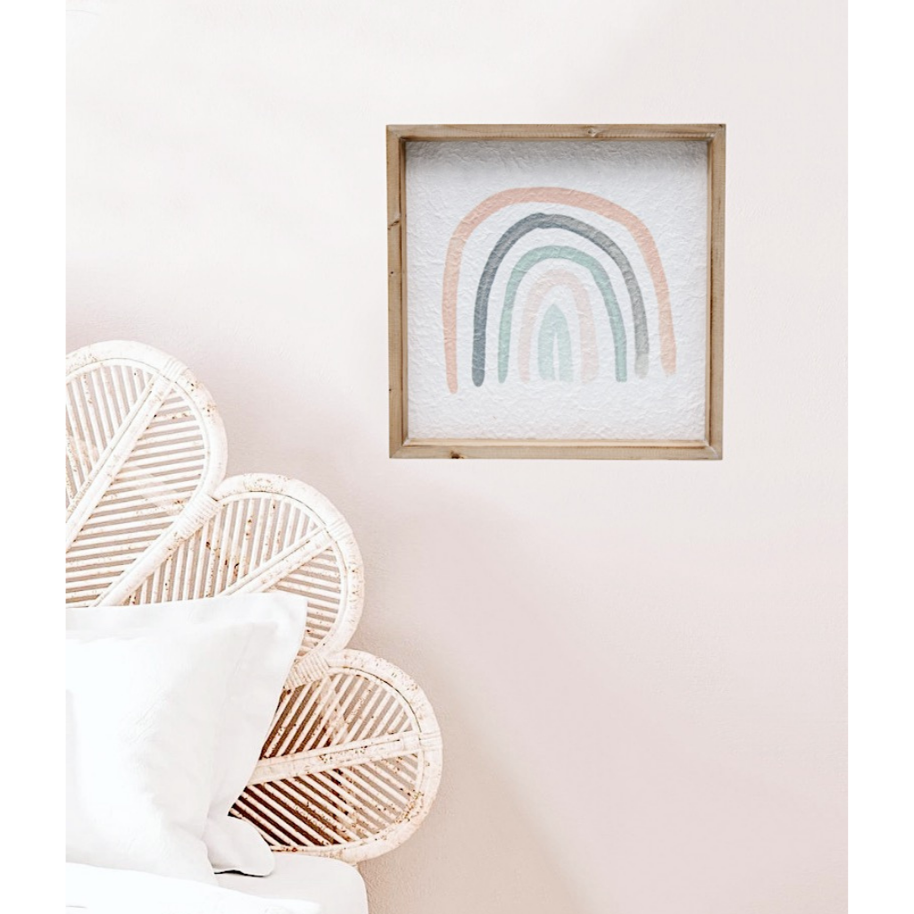 Express your artistic side and transform your interior space into a living work of art with this stunning Naive Arc Framed Wall Art. 40x4x40cm.| Bliss Gifts &amp; Homewares | Unit 8, 259 Princes Hwy Ulladulla | South Coast NSW | Online Retail Gift &amp; Homeware Shopping | 0427795959, 44541523