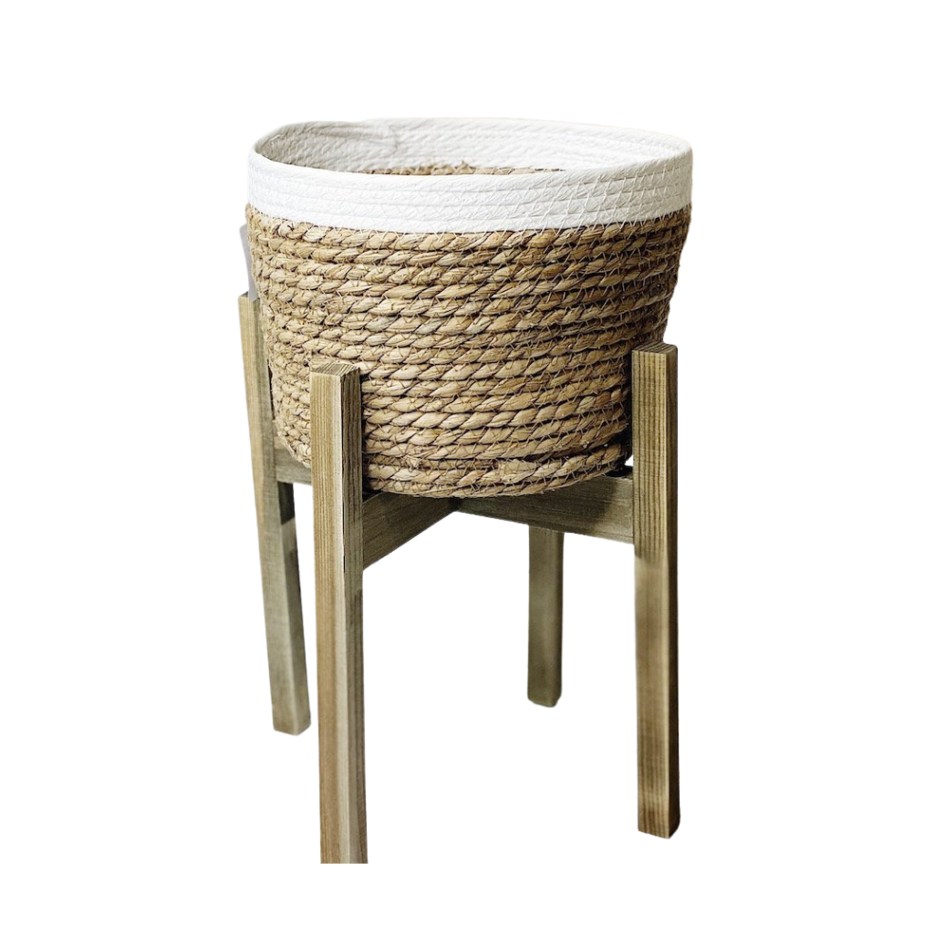 Create a relaxed and inviting feel to your home with our gorgeous Nirvana Planters. Made from natural fibres, with a woven rope design, and a white on natural finish | Bliss Gifts &amp; Homewares | Unit 8, 259 Princes Hwy Ulladulla | South Coast NSW | Online Retail Gift &amp; Homeware Shopping | 0427795959, 44541523