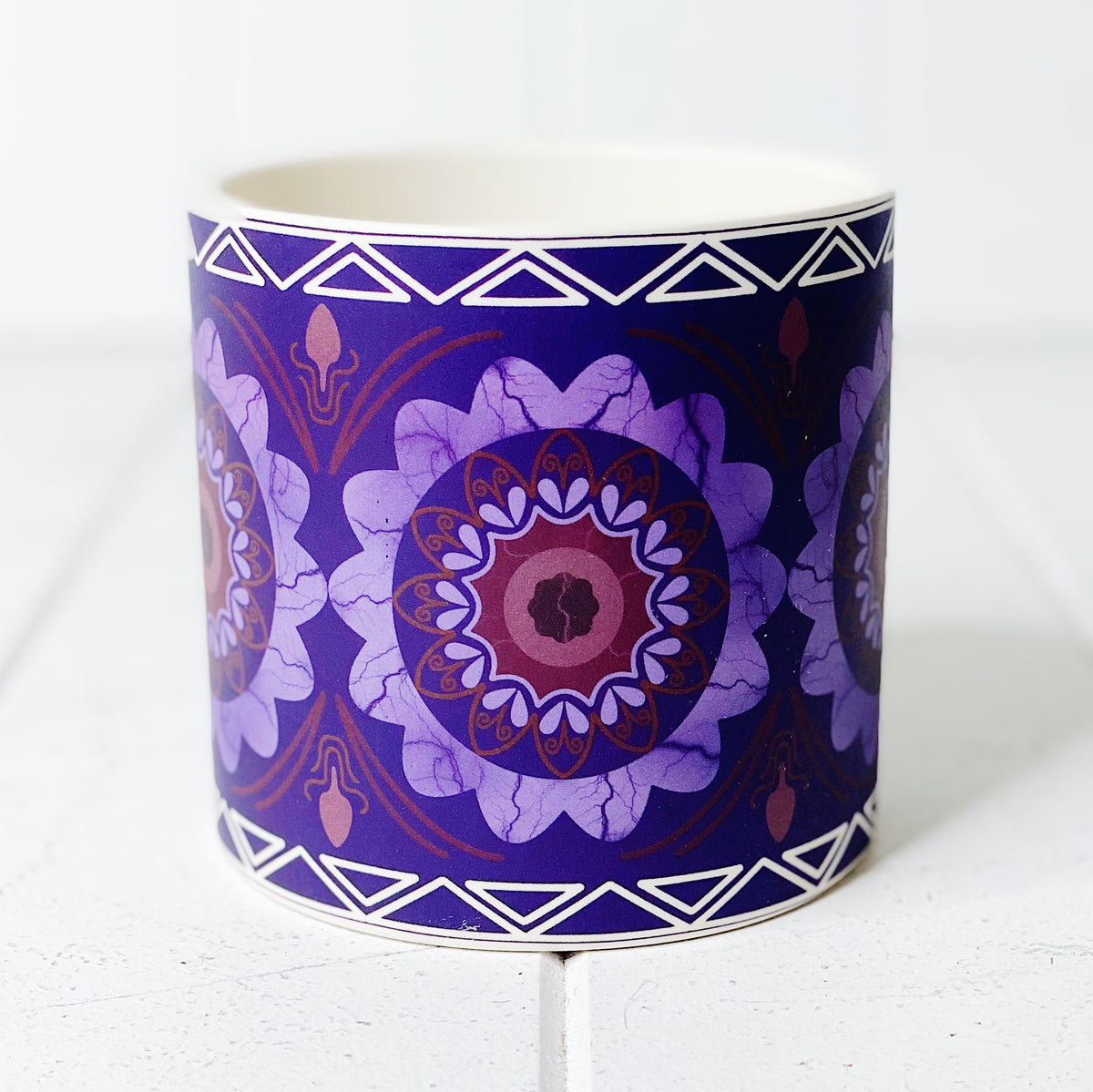 Our gorgeous Medium Nyla Pots create a unique style with bold shapes and bright shades of blues, reds and browns - Drainage hole and plug perfect for indoor and outdoor use - Available in 6 styles Measures: 10x10x10cm - Ceramic | Bliss Gifts &amp; Homewares | Unit 8, 259 Princes Hwy Ulladulla | South Coast NSW | Online Retail Gift &amp; Homeware Shopping | 0427795959, 44541523