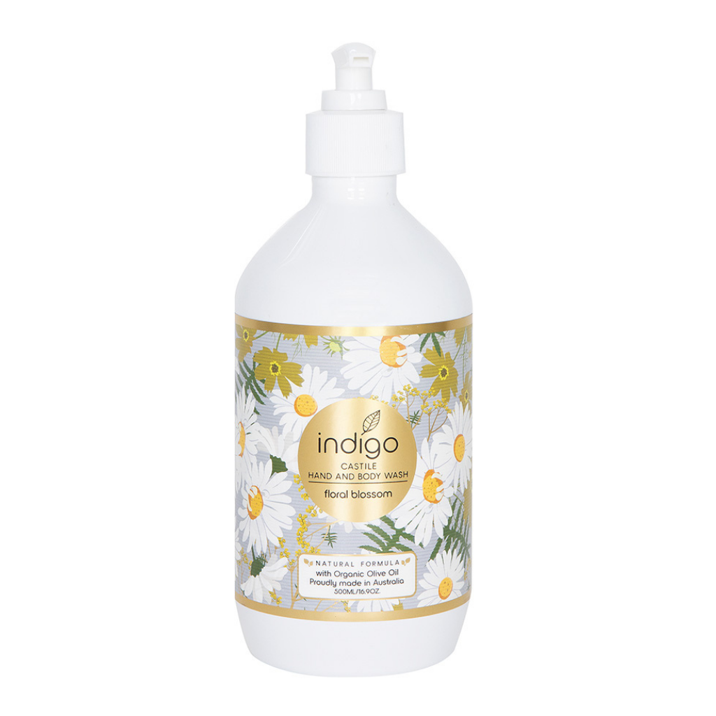 Organic Olive Oil Hand and Body Wash in Floral Blossom