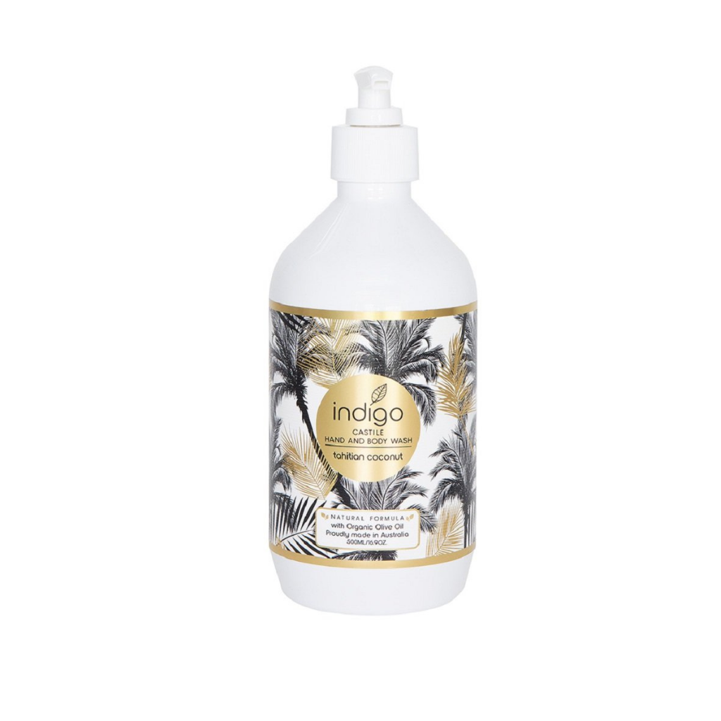 Tahitian Coconut Castile Hand & Body Wash with Olive Oil