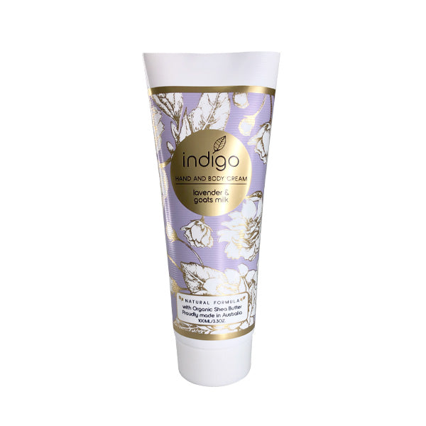 Our beautiful Indigo hand and body cream is made in Australia with certified organic Shea butter. This all natural formulation is sure to leave the skin feelings smooth and nourished. It is free from SLS, SLES, PEGs, animal fat and phosphates, and is not tested on animals. 100ml. Proudly made in Australia.| Bliss Gifts &amp; Homewares | Unit 8, 259 Princes Hwy Ulladulla | South Coast NSW | Online Retail Gift &amp; Homeware Shopping | 0427795959, 44541523