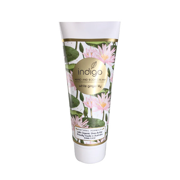 Our beautiful Indigo hand and body cream is made in Australia with certified organic Shea butter. This all natural formulation is sure to leave the skin feelings smooth and nourished. It is free from SLS, SLES, PEGs, animal fat and phosphates, and is not tested on animals. 100ml. Proudly made in Australia.| Bliss Gifts &amp; Homewares | Unit 8, 259 Princes Hwy Ulladulla | South Coast NSW | Online Retail Gift &amp; Homeware Shopping | 0427795959, 44541523