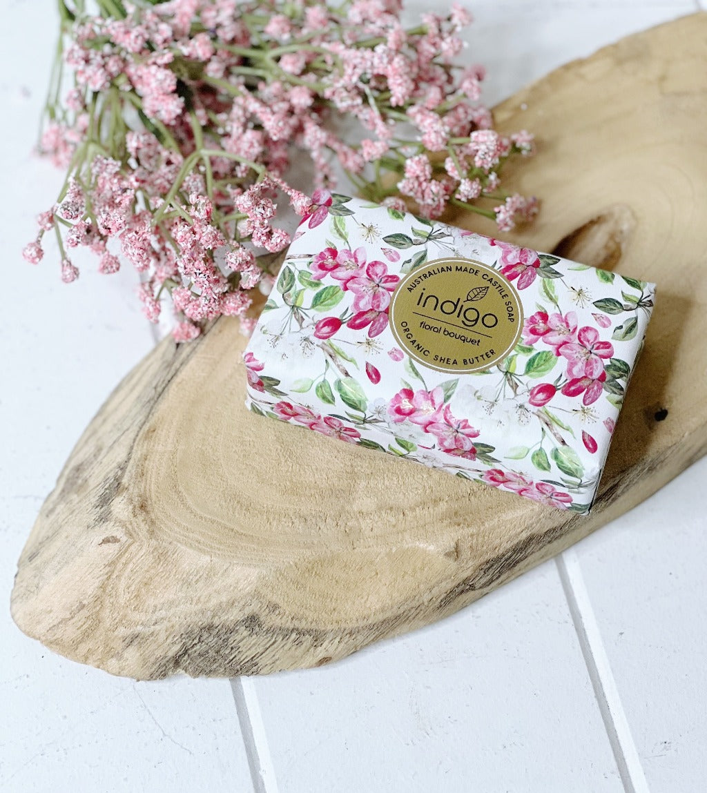 Our beautifully perfumed French Triple Milled body bar soaps are made in Australia with Certified Organic Shea Butter. 200 grams. Organic Shea Butter. Proudly Australian made.| Bliss Gifts & Homewares | Unit 8, 259 Princes Hwy Ulladulla | South Coast NSW | Online Retail Gift & Homeware Shopping | 0427795959, 44541523