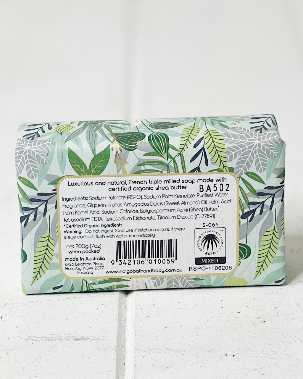 Our beautifully perfumed French Triple Milled body bar soaps are made in Australia with Certified Organic Shea Butter. 200 grams. Organic Shea Butter. Proudly Australian made.| Bliss Gifts &amp; Homewares | Unit 8, 259 Princes Hwy Ulladulla | South Coast NSW | Online Retail Gift &amp; Homeware Shopping | 0427795959, 44541523