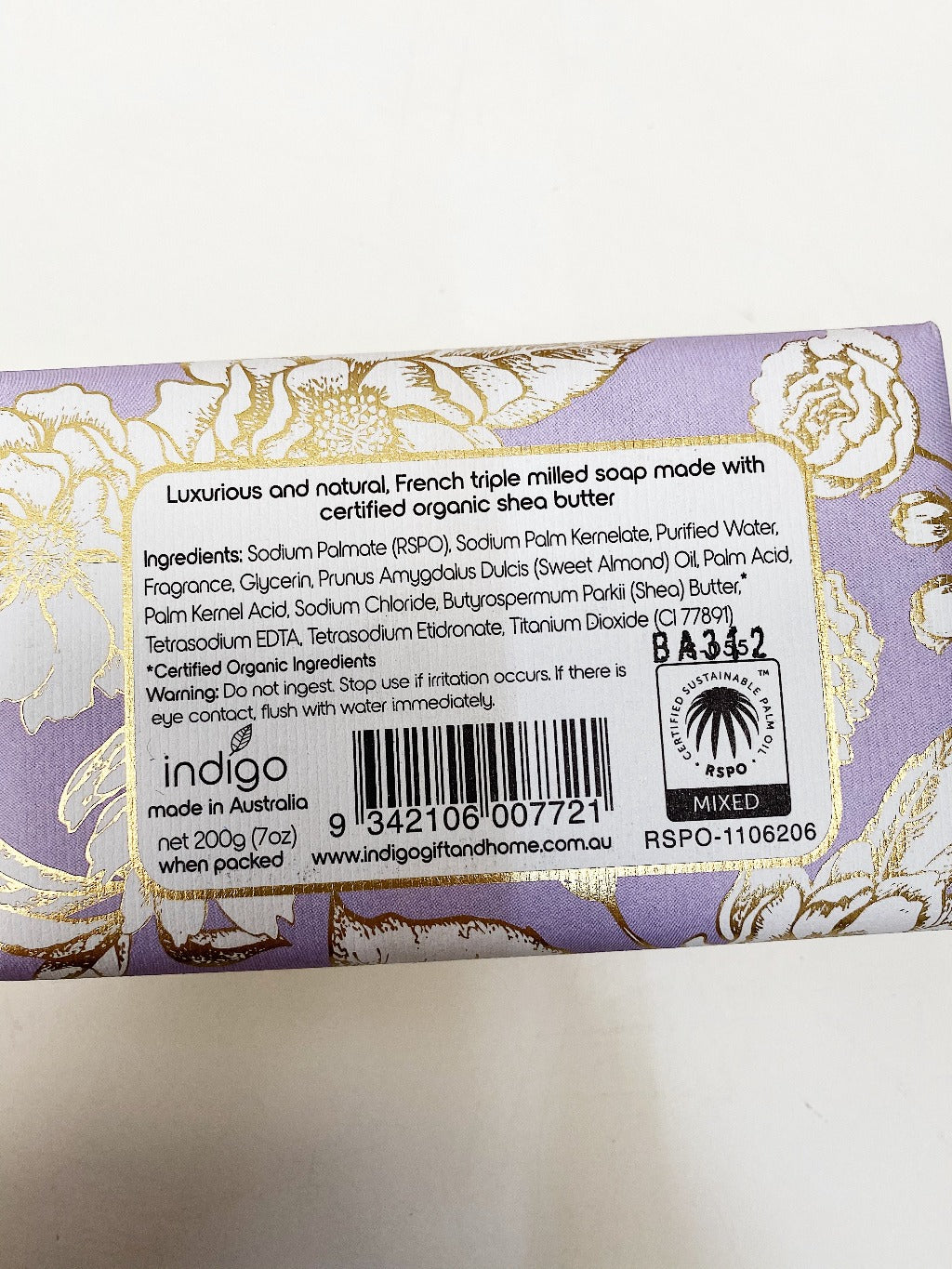 Our beautifully perfumed French Triple Milled body bar soaps are made in Australia with Certified Organic Shea Butter. 200 grams. Organic Shea Butter. Proudly Australian made.| Bliss Gifts &amp; Homewares | Unit 8, 259 Princes Hwy Ulladulla | South Coast NSW | Online Retail Gift &amp; Homeware Shopping | 0427795959, 44541523