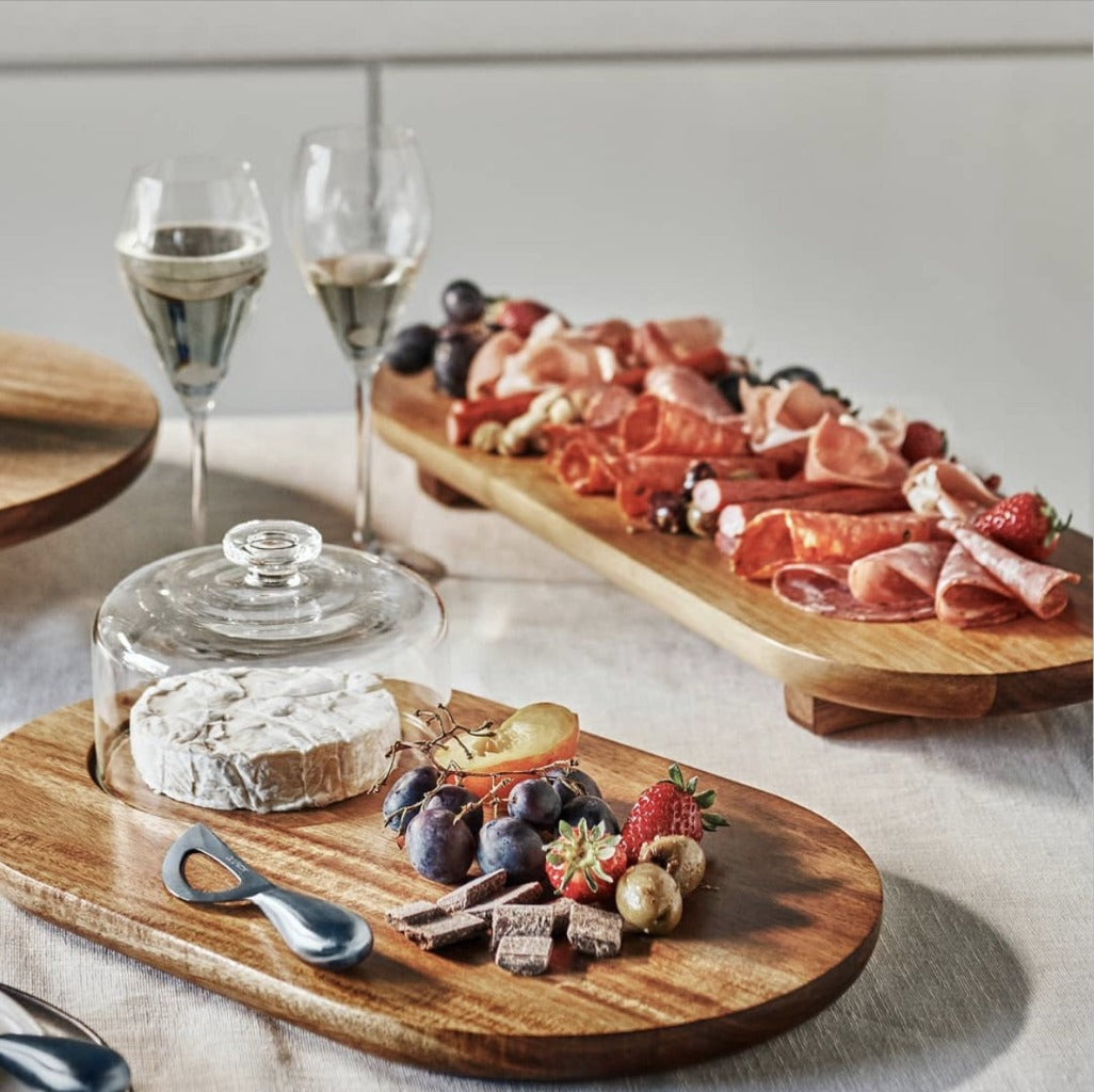 Our Provedore oval serving board comes complete with a glass dome that will keep any uninvited guests off the cheese! The entertainer&#39;s dream our Provedore collection aims to elevate simple moments into pure indulgent luxury. Made from acacia wood.| Bliss Gifts &amp; Homewares | Unit 8, 259 Princes Hwy Ulladulla | South Coast NSW | Online Retail Gift &amp; Homeware Shopping | 0427795959, 44541523
