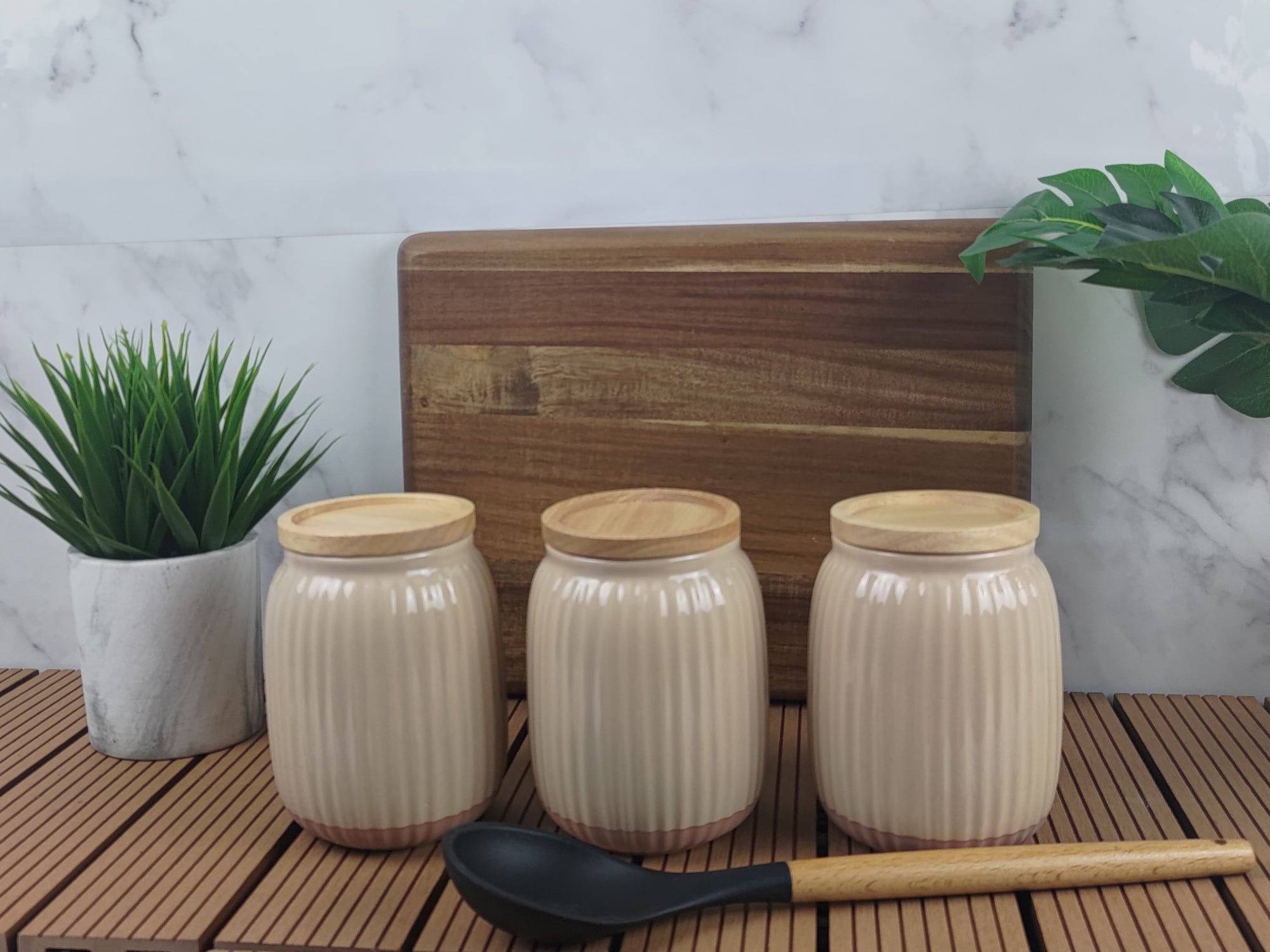 AMANA Canister Set - Rose
