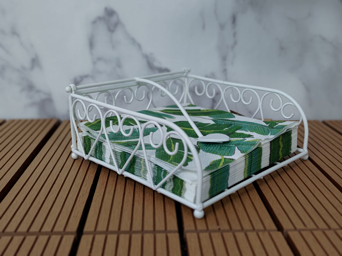 Napkin Holder - White