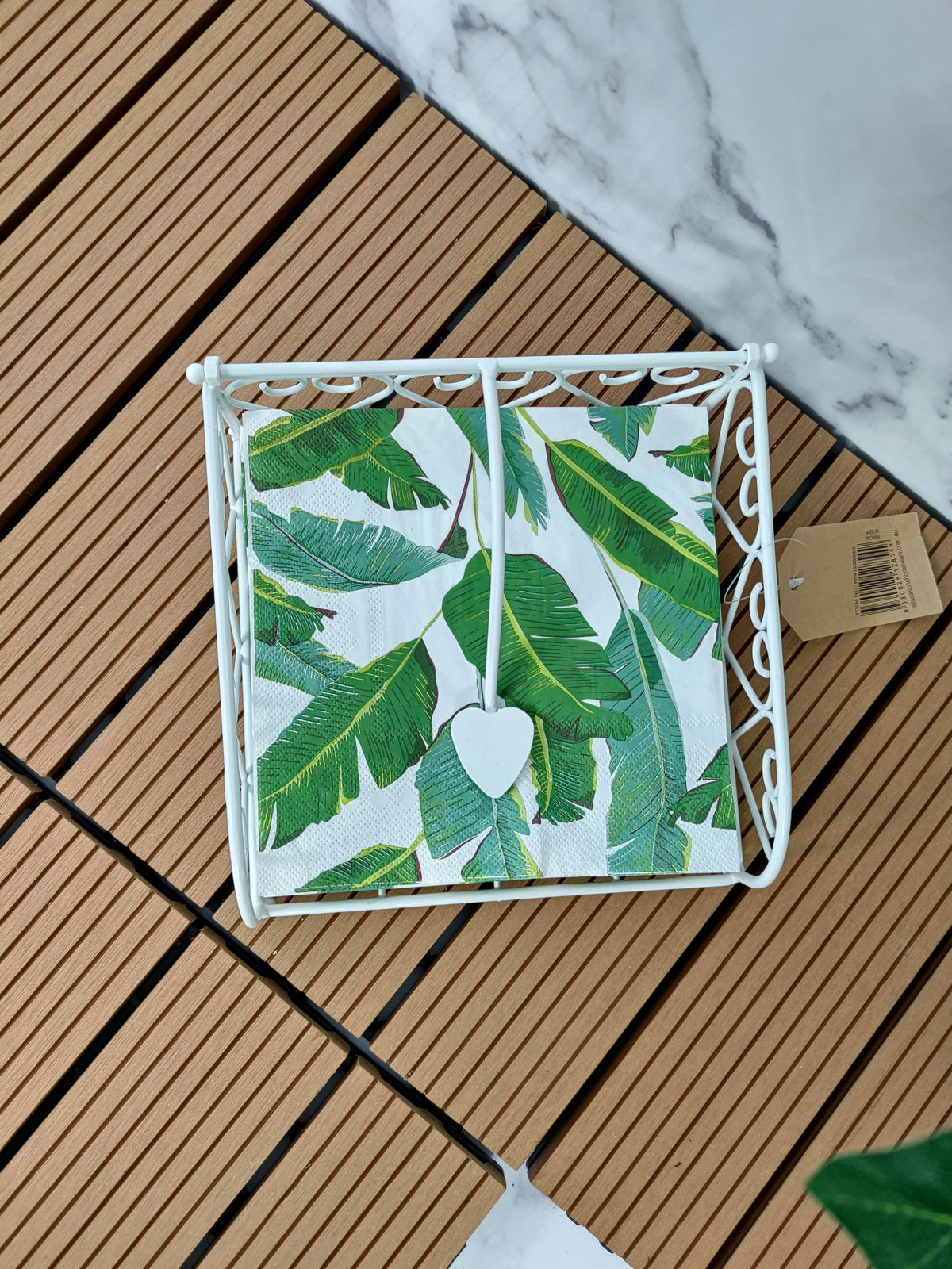 Napkin Holder - White