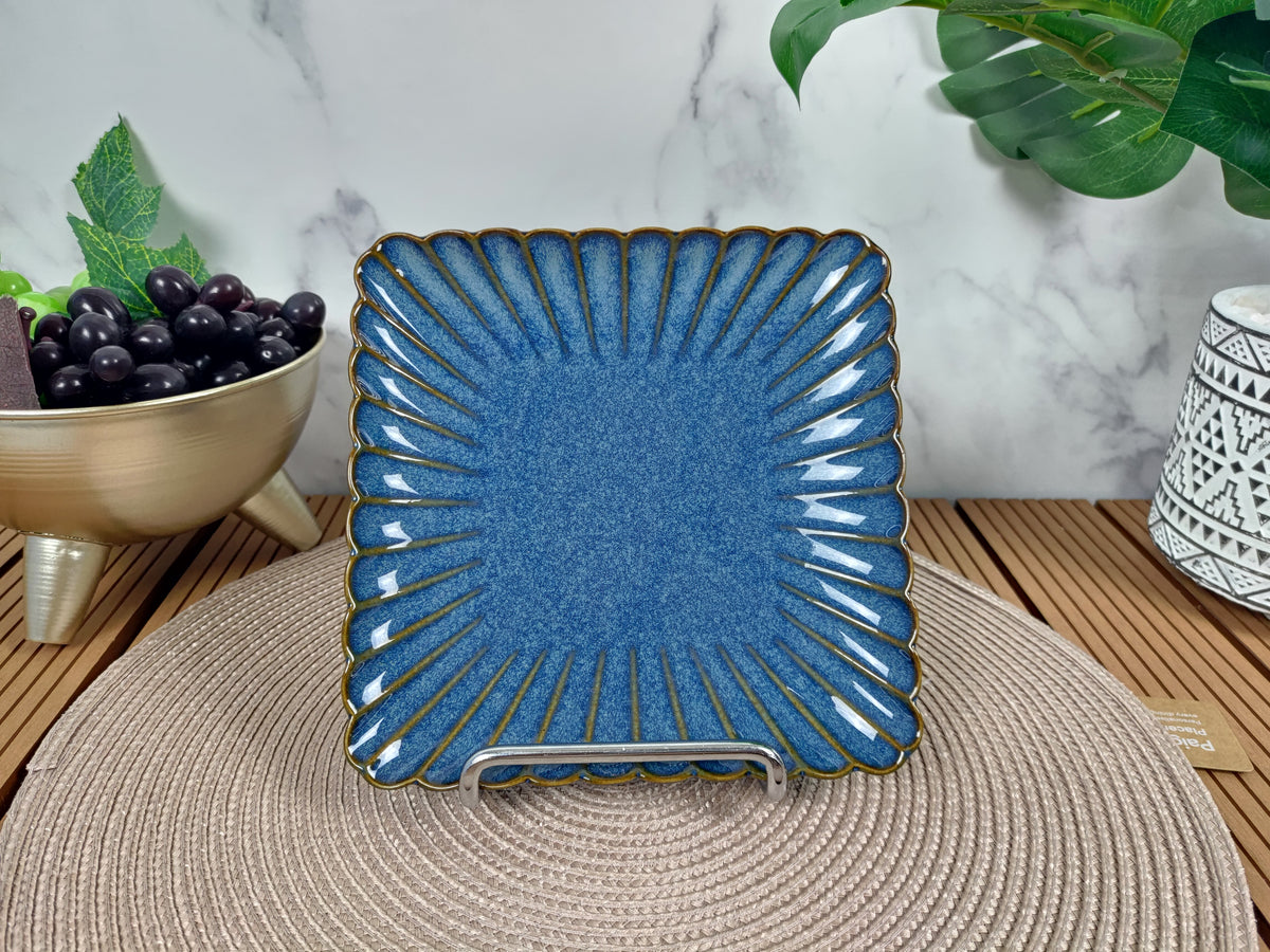 Blu Square Platter 26 cm