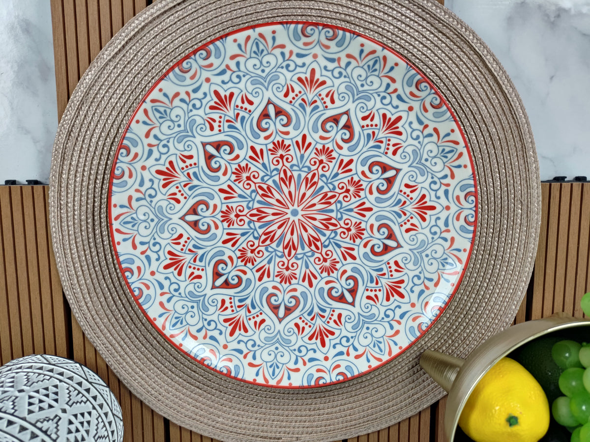 Moroccan Style Dinner Plate - Large