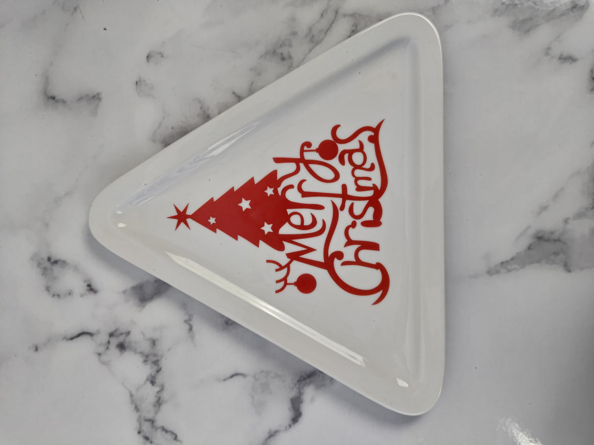 Christmas Triangular tray