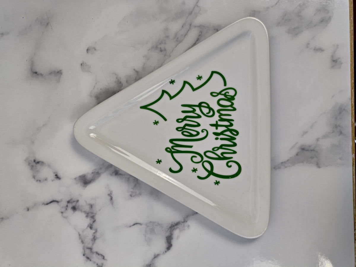 Christmas Triangular tray