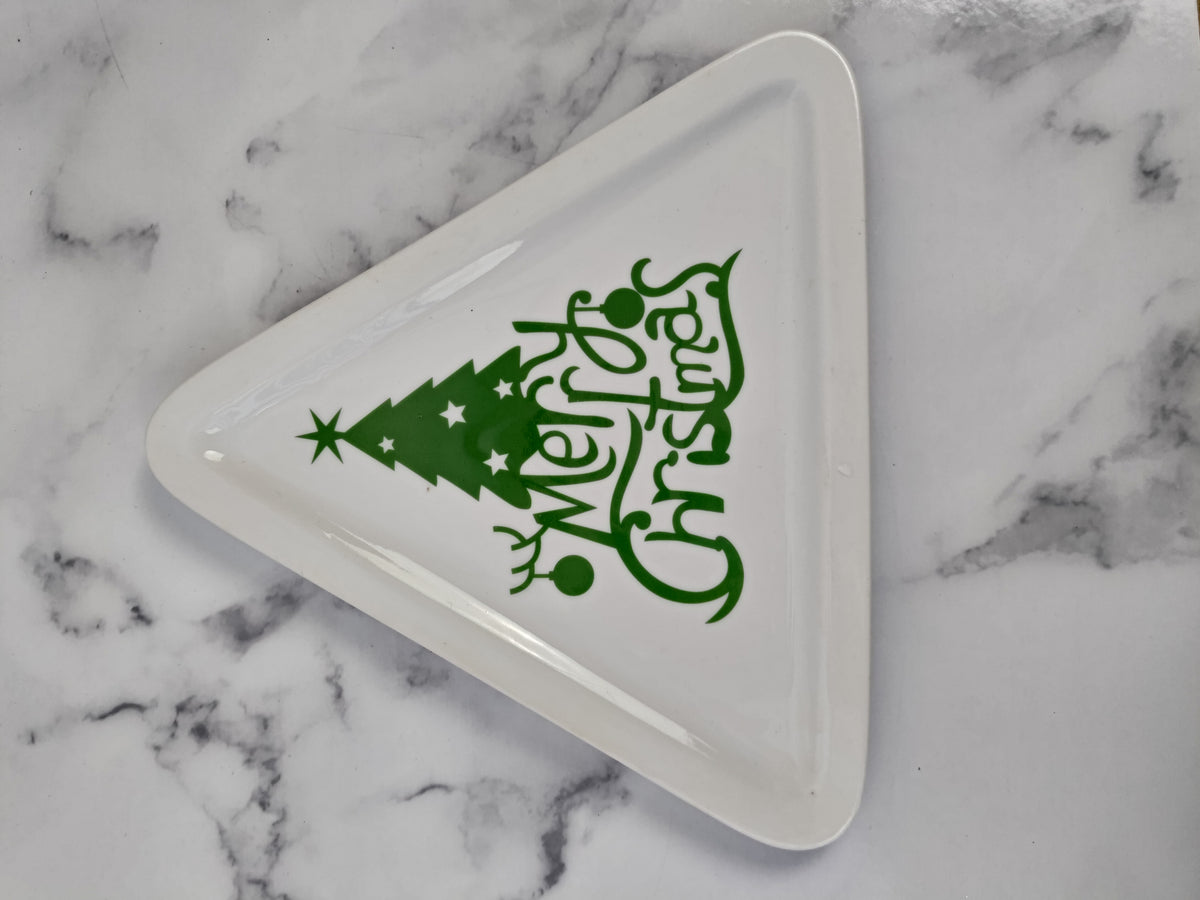 Christmas Triangular tray