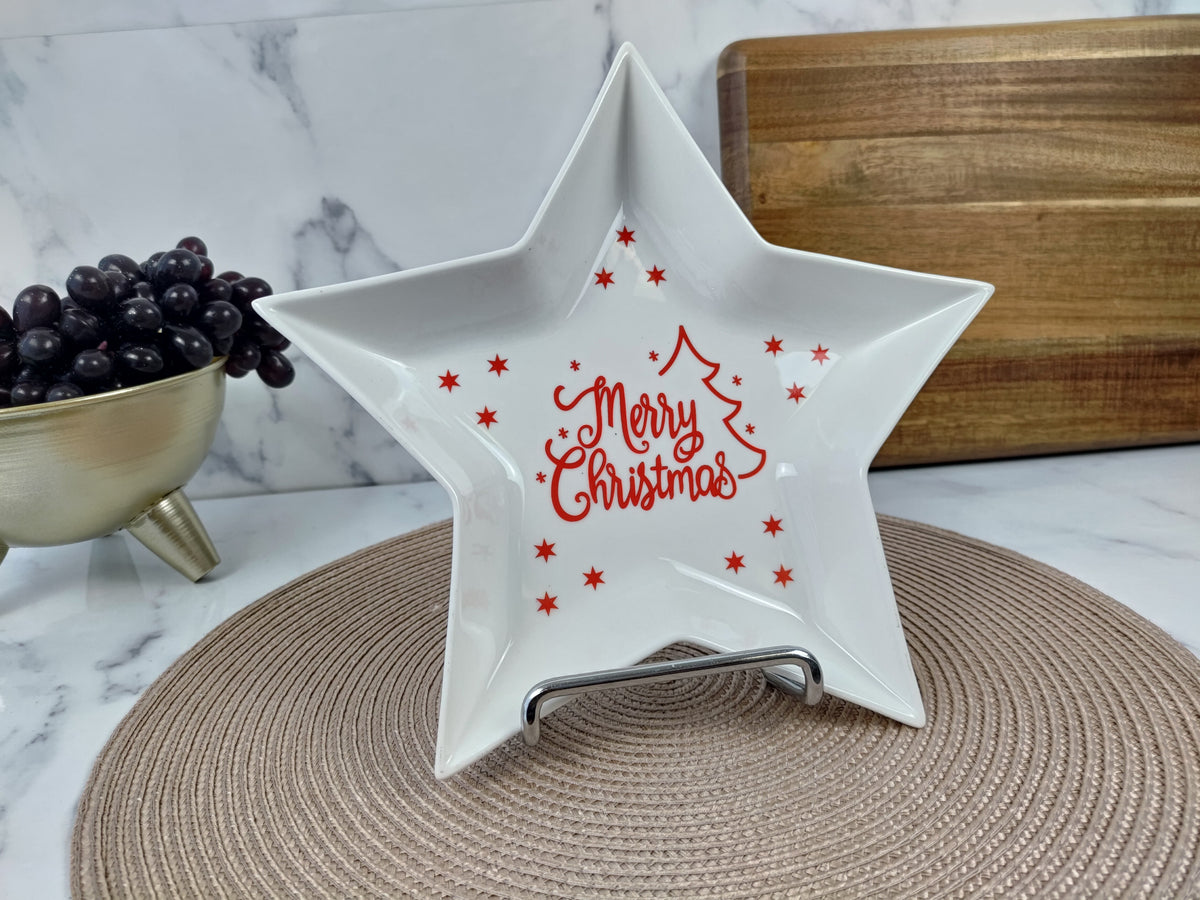 Christmas Star Platter - 28 cm