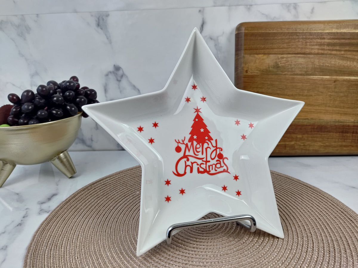 Christmas Star Platter - 28 cm