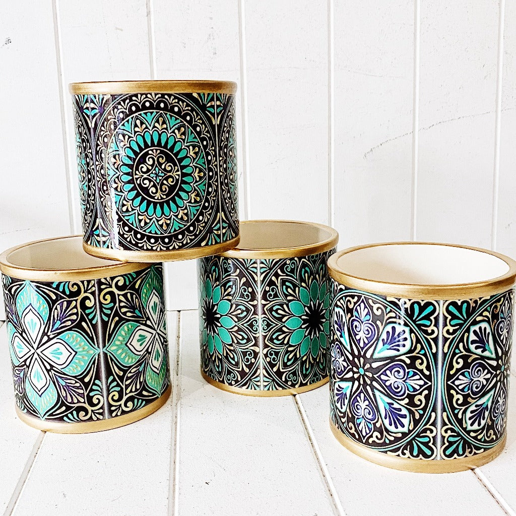 Create an exotic feel with our beautiful Persian Round Pot - Large. With gorgeous blue designs it is sure to add some exotic charm to any space. The colour will enhance your favourite plant or succulent. Perfect for indoor and outdoor use. Available in 4 designs.| Bliss Gifts &amp; Homewares | Unit 8, 259 Princes Hwy Ulladulla | South Coast NSW | Online Retail Gift &amp; Homeware Shopping | 0427795959, 44541523