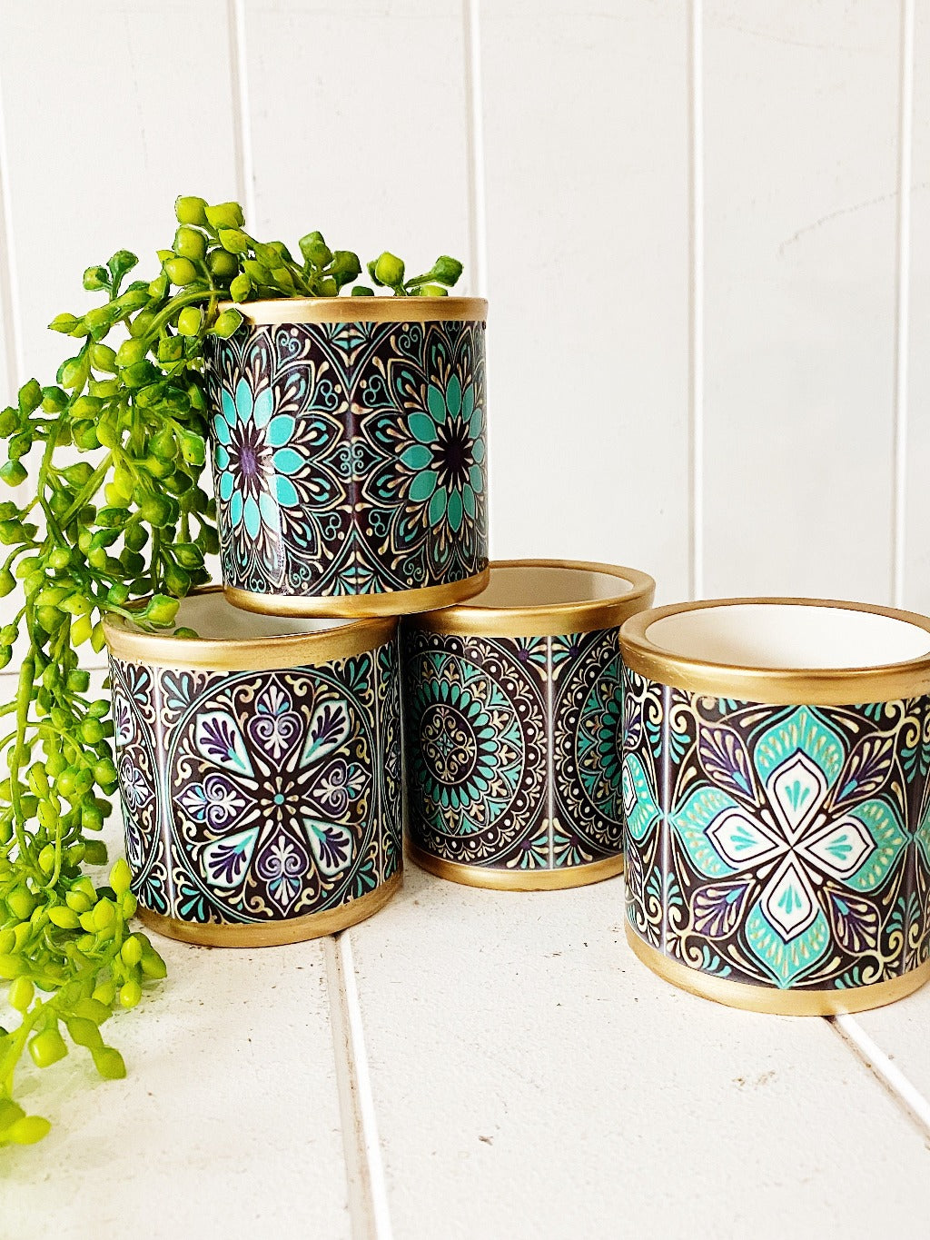 Create an exotic feel with our beautiful Persian Round Pot - Small. With gorgeous blue designs it is sure to add some exotic charm to any space. The colour will enhance your favourite plant or succulent. Perfect for indoor and outdoor use. Available in 4 designs.| Bliss Gifts &amp; Homewares | Unit 8, 259 Princes Hwy Ulladulla | South Coast NSW | Online Retail Gift &amp; Homeware Shopping | 0427795959, 44541523