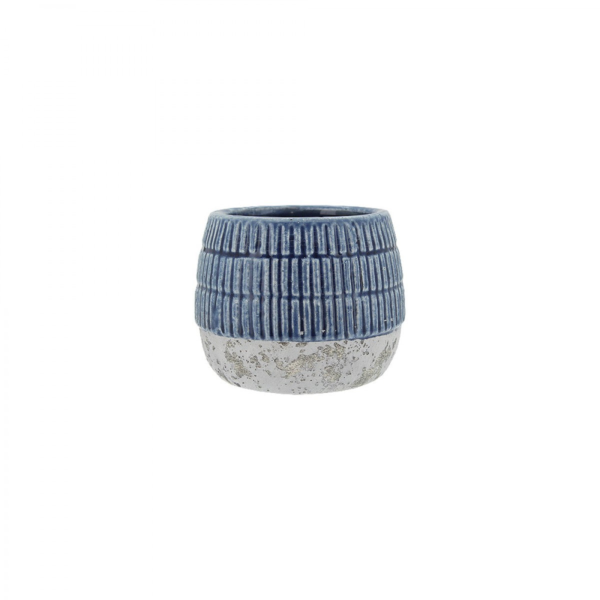 Add some colour to your home or garden with our beautiful Riviera Ceramic Pot. With it&#39;s beautiful colour and texture, it is sure to look amazing in any space featuring a cement look around the base to help showcase your plant or flowers.| Bliss Gifts &amp; Homewares | Unit 8, 259 Princes Hwy Ulladulla | South Coast NSW | Online Retail Gift &amp; Homeware Shopping | 0427795959, 44541523