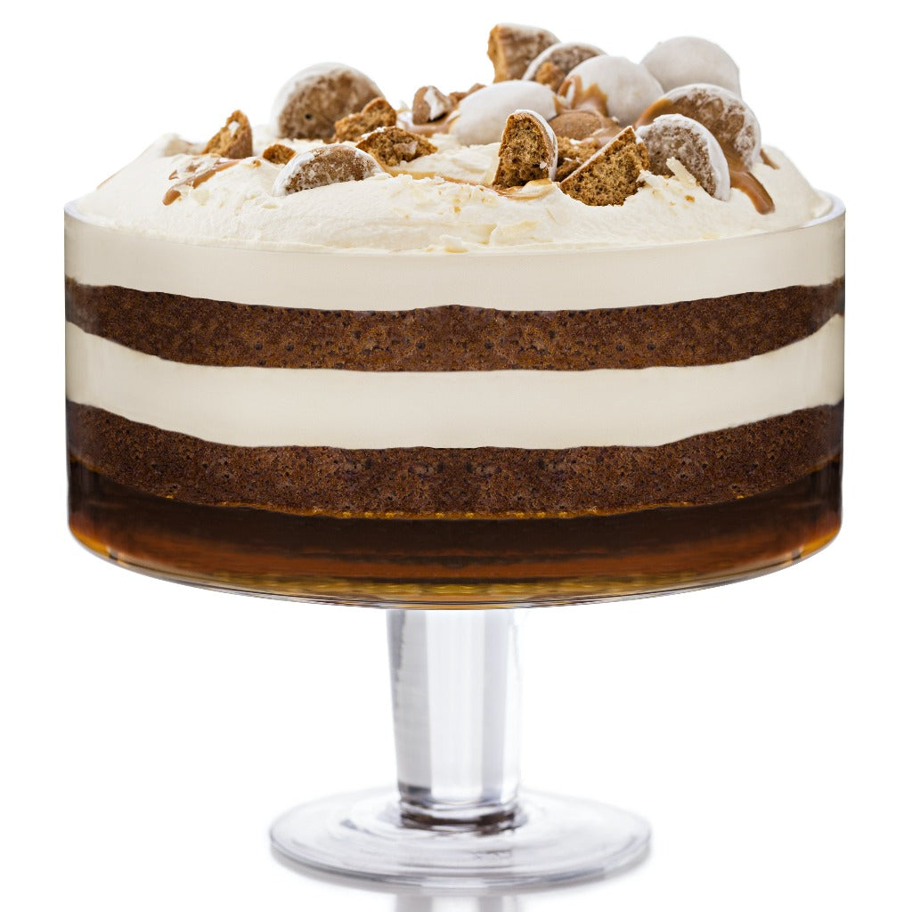 Entertain in style and show off your skills in the kitchen with the SALUT Trifle Bowl. Hand blown glass, Gift boxed, Hand wash recommended, 26 x 21.5cm.| Bliss Gifts & Homewares | Unit 8, 259 Princes Hwy Ulladulla | South Coast NSW | Online Retail Gift & Homeware Shopping | 0427795959, 44541523