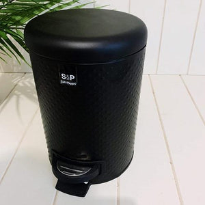 Spot Pedal Bin - Black  S&P - BLISS Gifts & Homewares