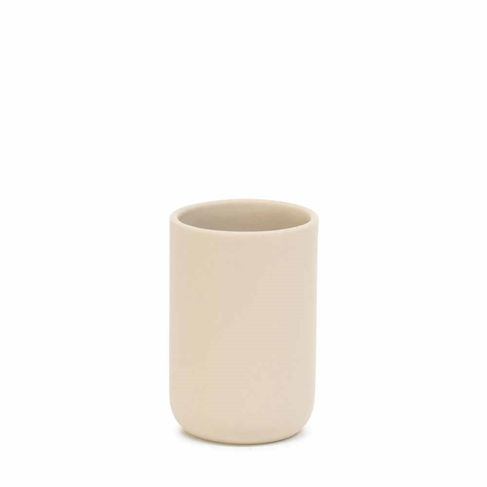 This 10cm soft pink ceramic tumbler is ideal for holding toothbrushes and features an elegant and contemporary shape that will complement your existing decor.| Bliss Gifts &amp; Homewares | Unit 8, 259 Princes Hwy Ulladulla | South Coast NSW | Online Retail Gift &amp; Homeware Shopping | 0427795959, 44541523
