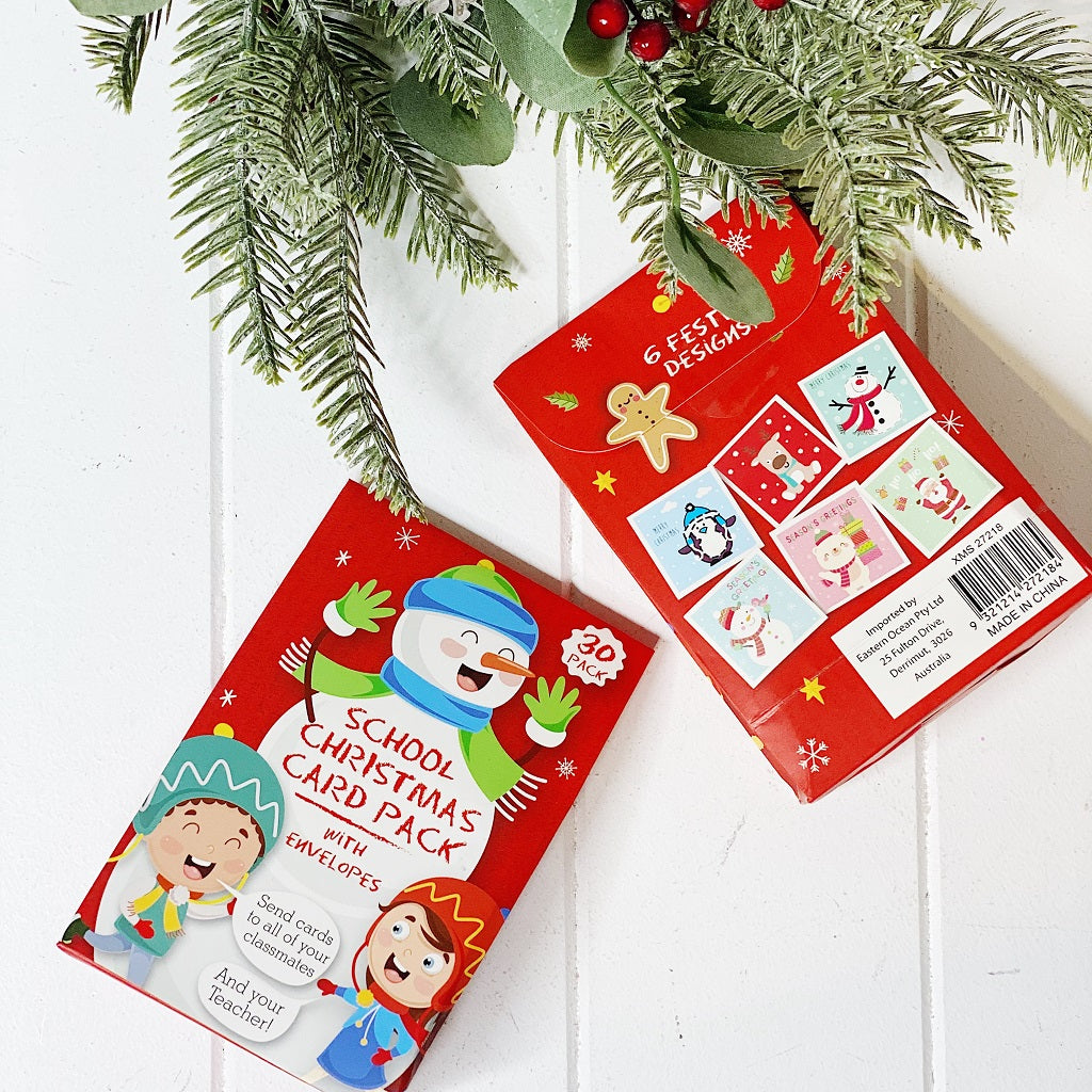 Share the Christmas Spirit with Family and Friends by sending them a card from our Christmas 2019 range. School Christmas Cards made easy! 6 cute styles. Pack of 30 cards with envelopes. 8 x 8cm. Shop online or instore. AfterPay available. Australia wide Shipping. | Bliss Gifts &amp; Homewares | Unit 8, 259 Princes Hwy Ulladulla | South Coast NSW | 0427795959, 44541523 