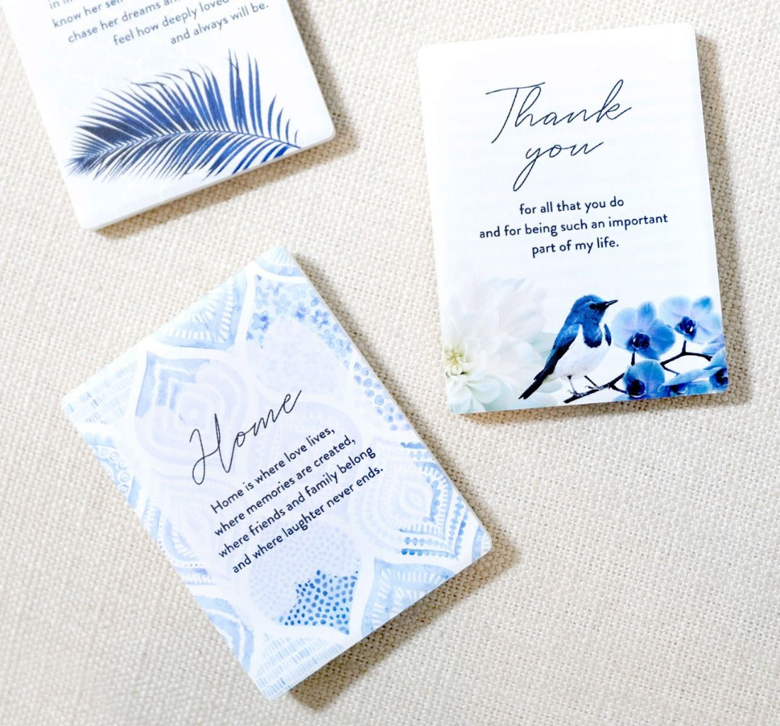 Our Sophisticated Hamptons &#39;Home&#39; Ceramic Magnet from the Sophisticated Hamptons Homewares Range features a variety of coastal and nature-inspired pieces. Size: 6 x 0.5 x 8cm. Ceramic magnet with verse. Fun gift idea.| Bliss Gifts &amp; Homewares | Unit 8, 259 Princes Hwy Ulladulla | South Coast NSW | Online Retail Gift &amp; Homeware Shopping | 0427795959, 44541523