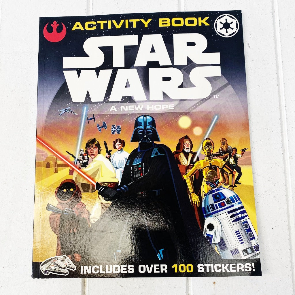 Join the Rebellion against the evil Galactic Empire and their terrifying super-weapon, the Death Star! Relive the classic Star Wars Episode IV: A New Hope in this exciting activity book, packed full of mazes, codewords, puzzles and over 100 stickers. Ages 6+.| Bliss Gifts &amp; Homewares | Unit 8, 259 Princes Hwy Ulladulla | South Coast NSW | Online Retail Gift &amp; Homeware Shopping | 0427795959, 44541523